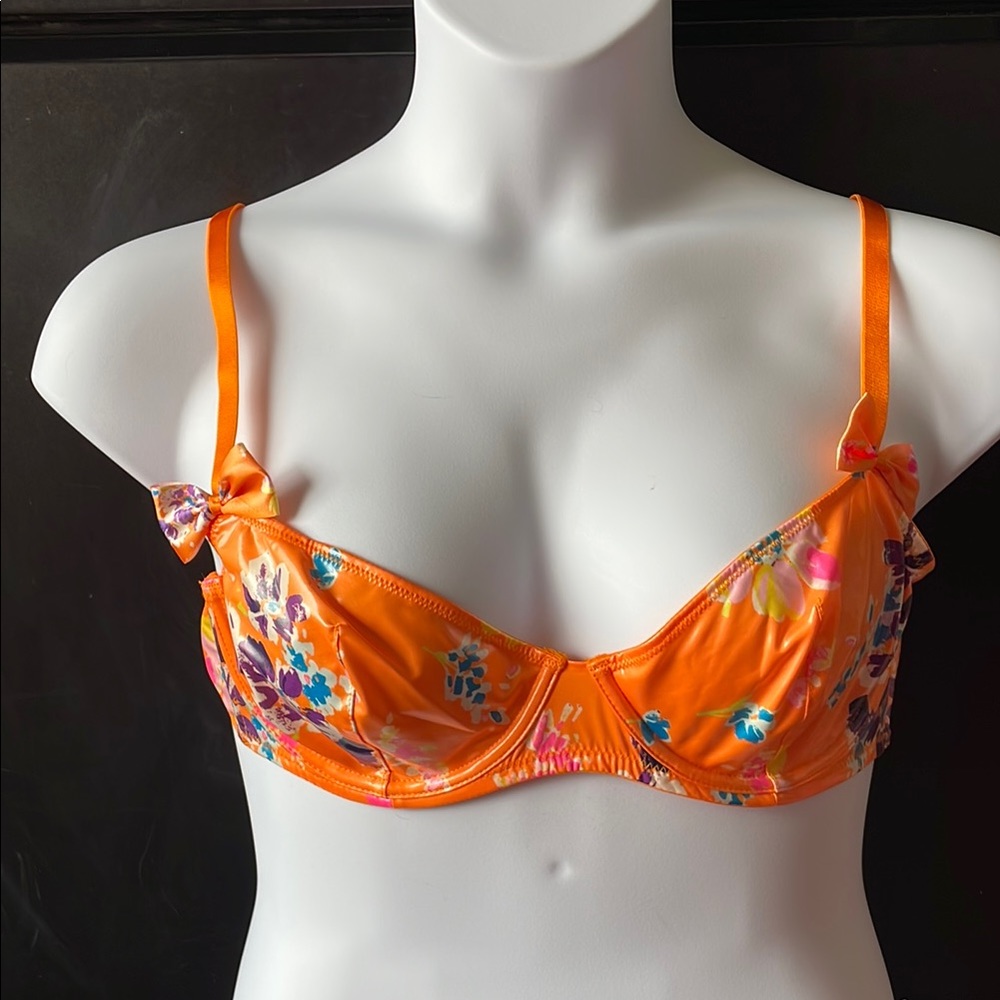 Night Blooms Unlined Demi Bra